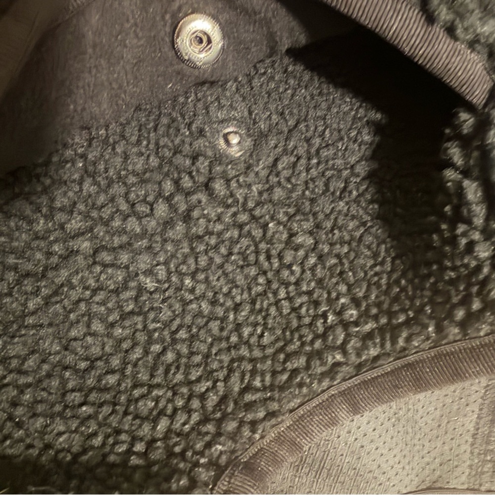 Aimé Leon Dore Unisphere Fleece Field Vest Jet Black Men's Size XS Oversized - Picture 7 of 13